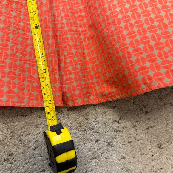 Laurel by Escada 8 EUC Orange A-Line Sweetheart Neck Mini Dress - Picture 9 of 16